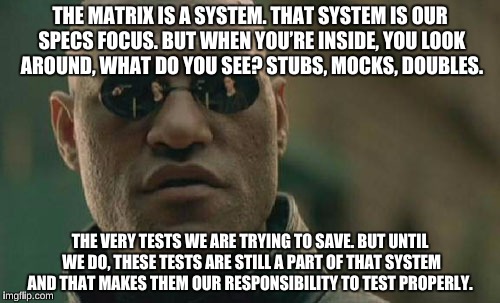 Morpheus quote modified from the Matrix