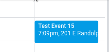 Cancel event demo in Calendar